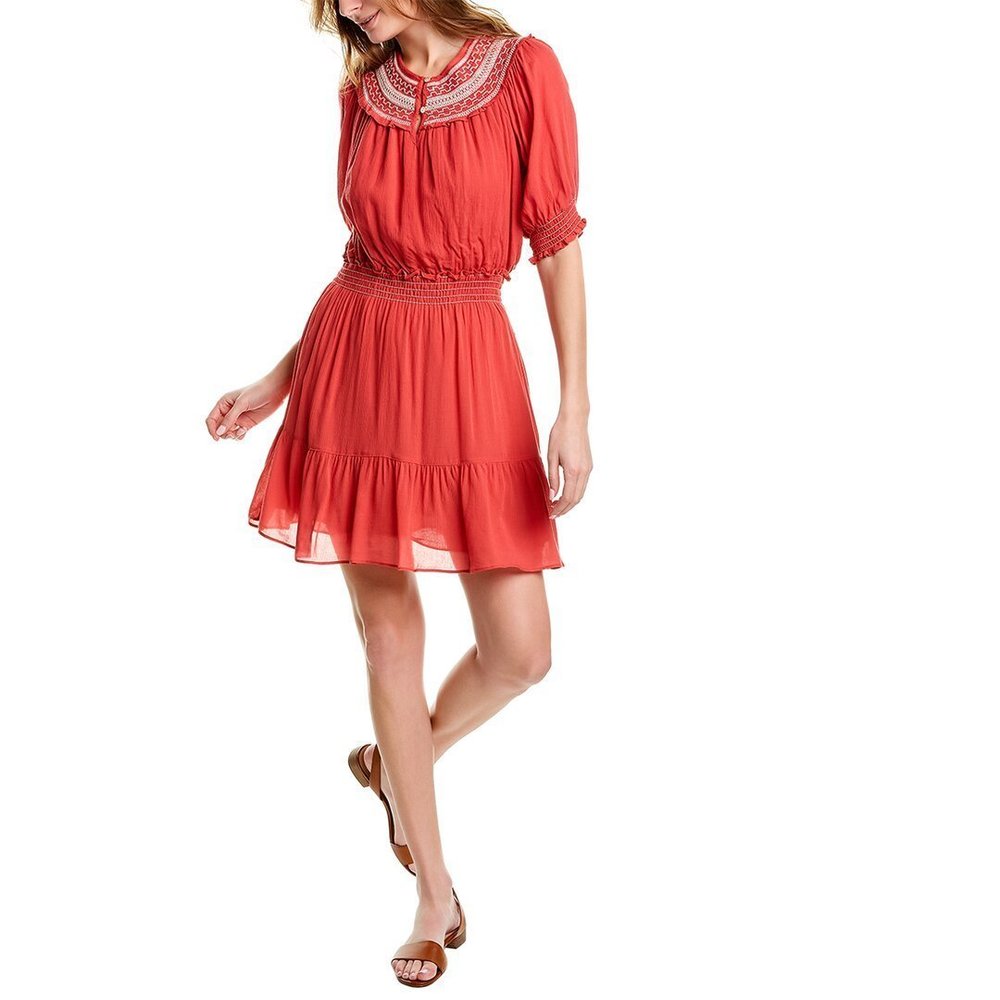 Max Studio Smocked Mini Dress